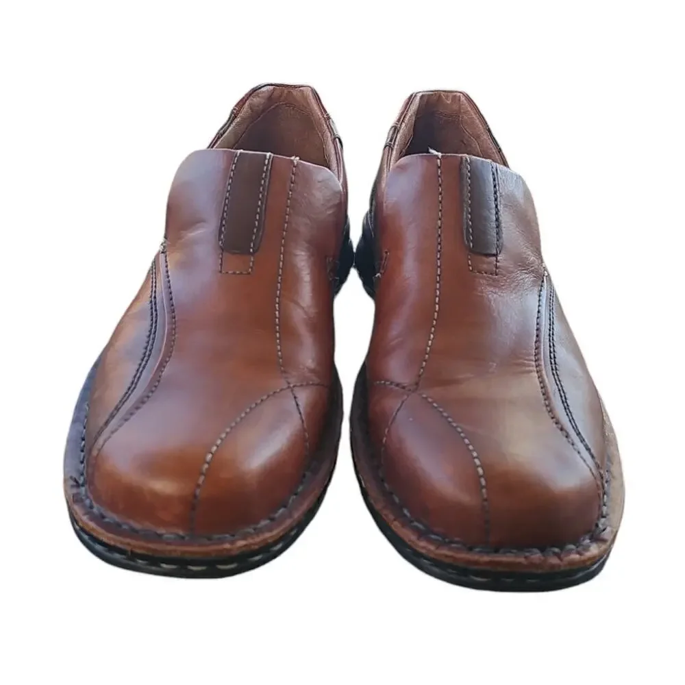 Clarks Men's Escalade Slip-On Loafers Brown Size 8